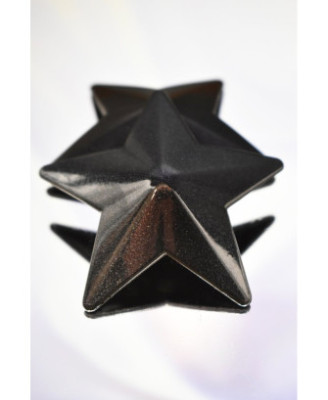 Nipple Métal noir Cache tétons d'étoile 